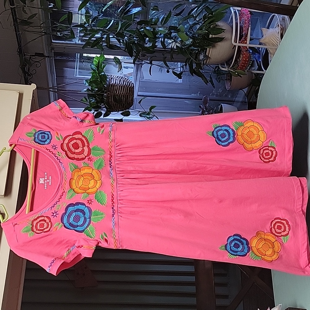 South Main pink dress.